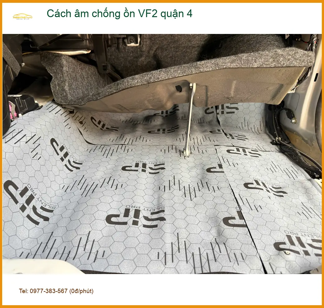 Nơi Lắp Cách Âm Chống Ồn Ô Tô âm chống ồn VF2 quận 4 - Giá Tốt TPHCM