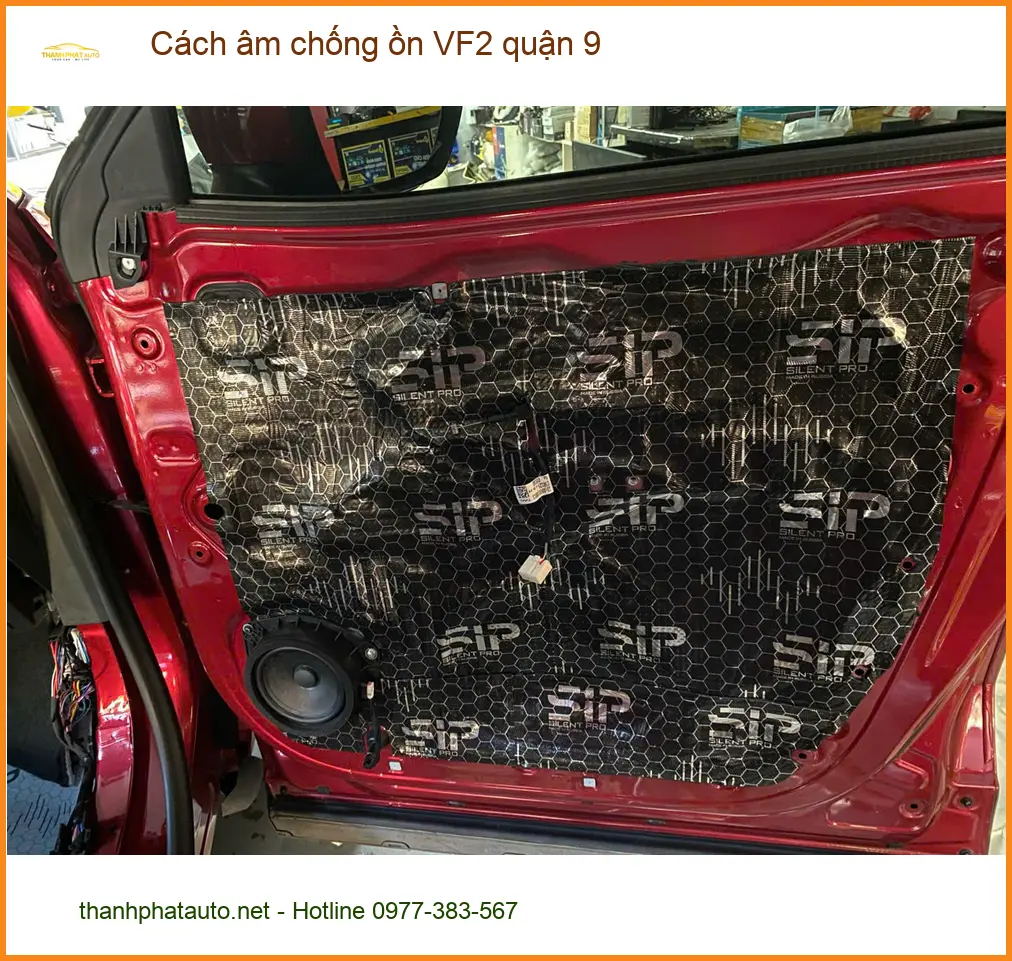 Nơi Thi Công Cách Âm Chống Ồn Ô Tô VF2 quận 9 - Thi Công Chuyên Nghiệp