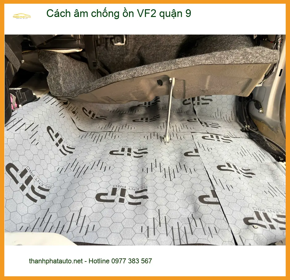 Nơi Thi Công Cách Âm Chống Ồn Ô Tô VF2 quận 9 - Thi Công Chuyên Nghiệp ảnh thực tế 2