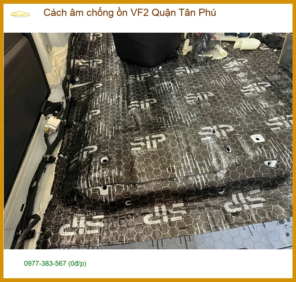 Nơi Cách Âm Chống Ồn Ô Tô âm chống ồn VF2 Quận Tân Phú - Giá Tốt TPHCM ảnh thực tế 3