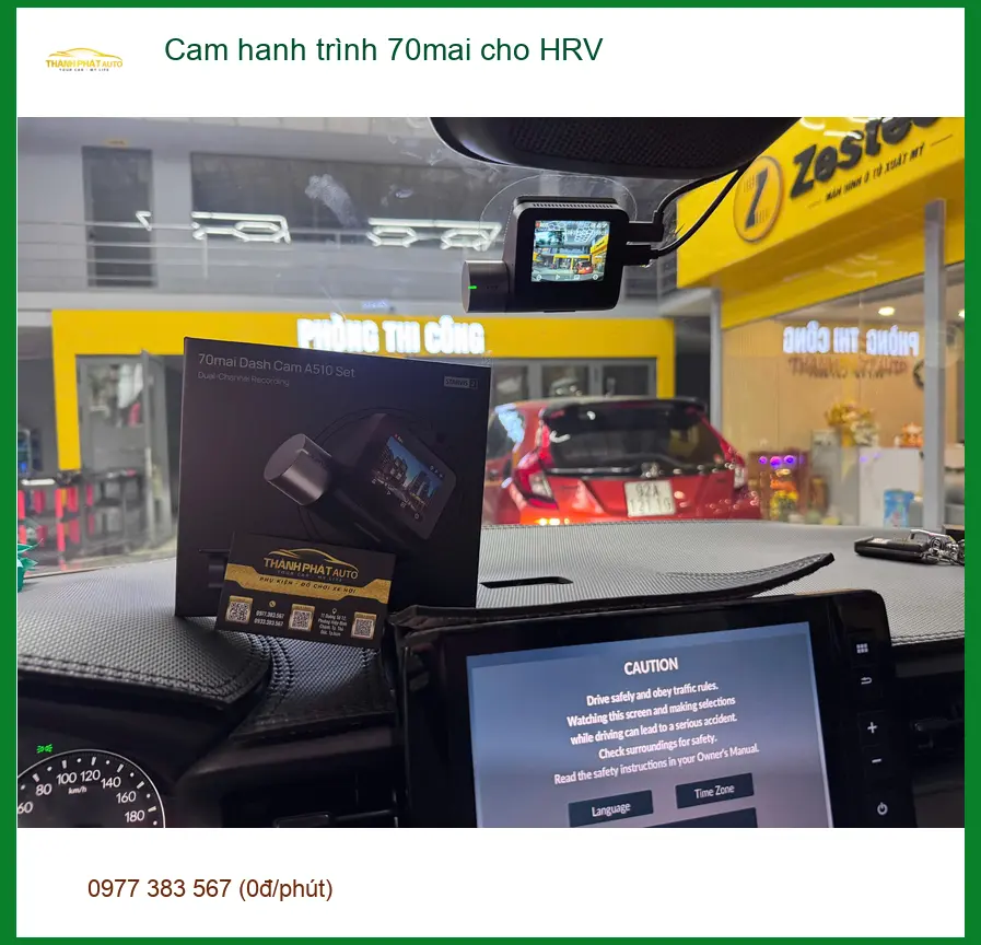 Anh Quang lắp cam hành trình 70mai cho HRV sau va chạm nhỏ tại Quận 9 ảnh thực tế 4