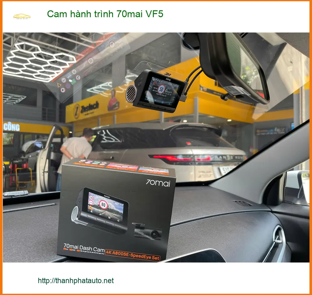Chị Thảo lắp Cam hành trình 70mai VF5 chính hãng tại Quận 9 cho Hyundai Accent ảnh thực tế 3