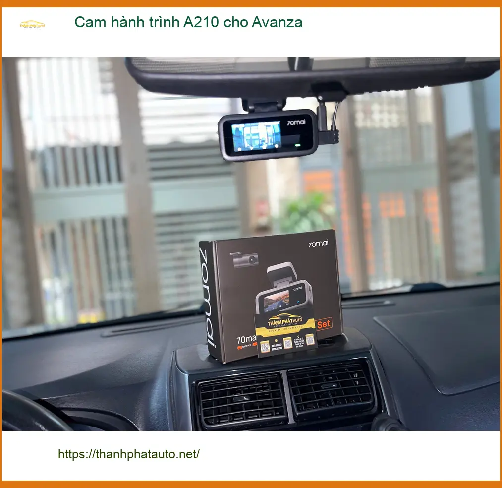 Chú Tấn lắp Cam hành trình A210 cho Avanza ở Quận 12 để an tâm hơn ảnh thực tế 2