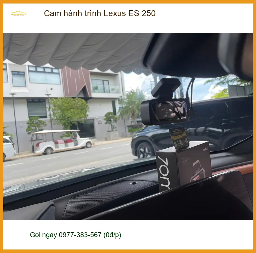 Anh Vĩnh lắp cam hành trình Lexus ES 250 tại Quận 9 để giám sát hành trình ảnh thực tế 2