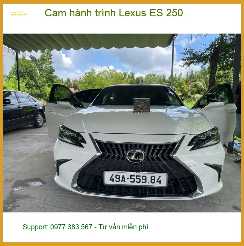 Anh Vĩnh lắp cam hành trình Lexus ES 250 tại Quận 9 để giám sát hành trình ảnh thực tế 4