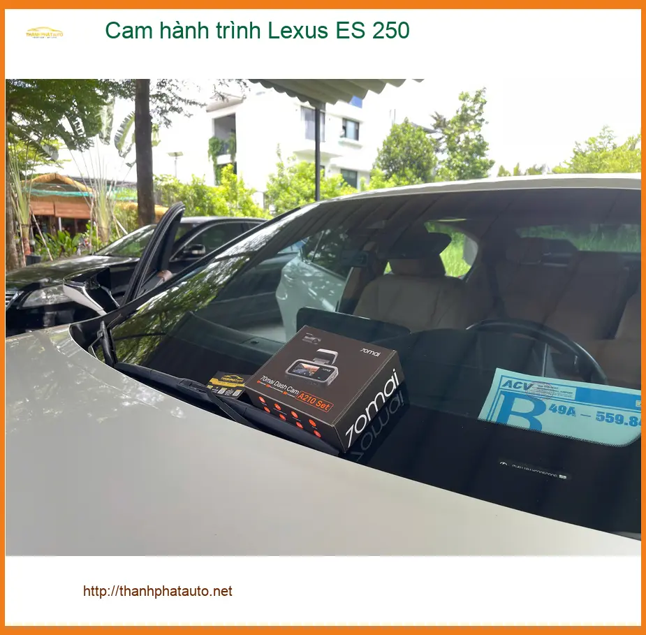 Anh Vĩnh lắp cam hành trình Lexus ES 250 tại Quận 9 để giám sát hành trình ảnh thực tế 5