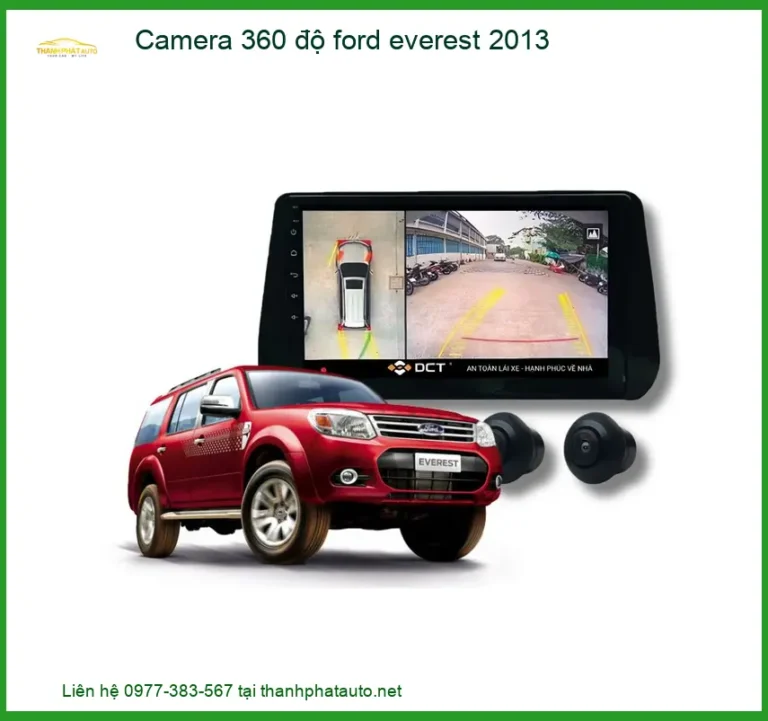 Camera 360 Độ Ford Everest 2013 - Địa Chỉ Lắp Đặt Uy Tín TPHCM