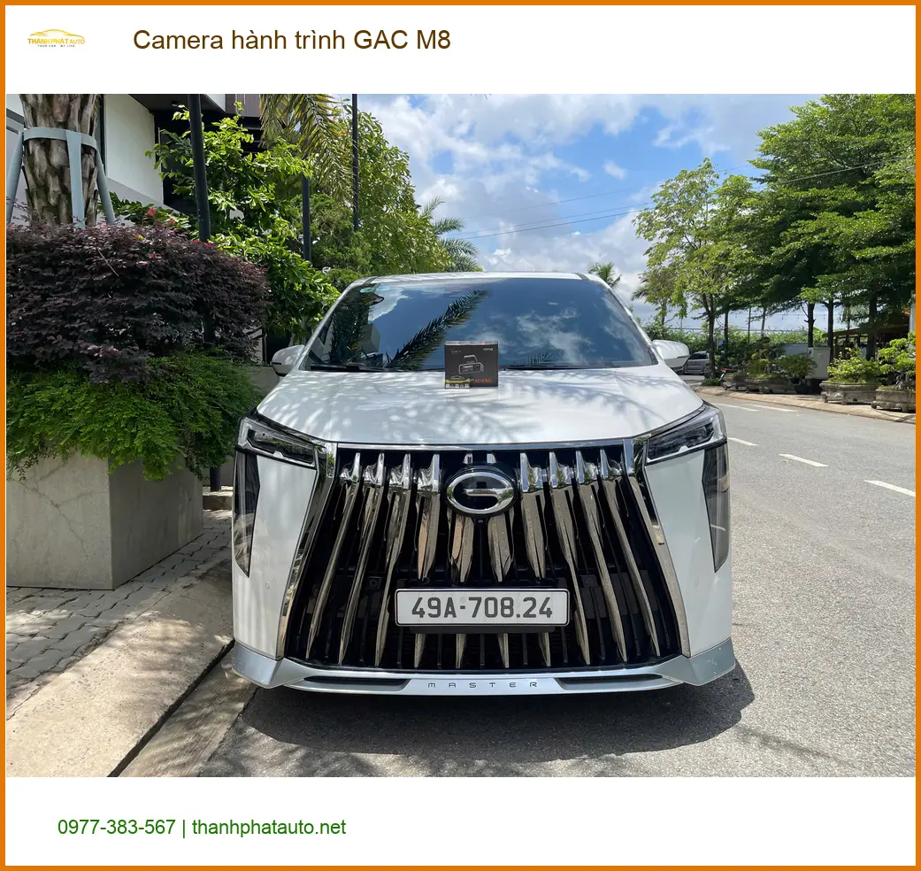 Anh Minh Khang gắn Camera hành trình GAC M8 tại Quận 9 vì cần bằng chứng khi va chạm ảnh thực tế 4