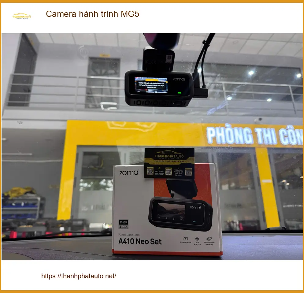 Anh Khải lắp camera hành trình MG5 để giám sát hành trình và phòng rủi ro tại Quận 9 ảnh thực tế 2
