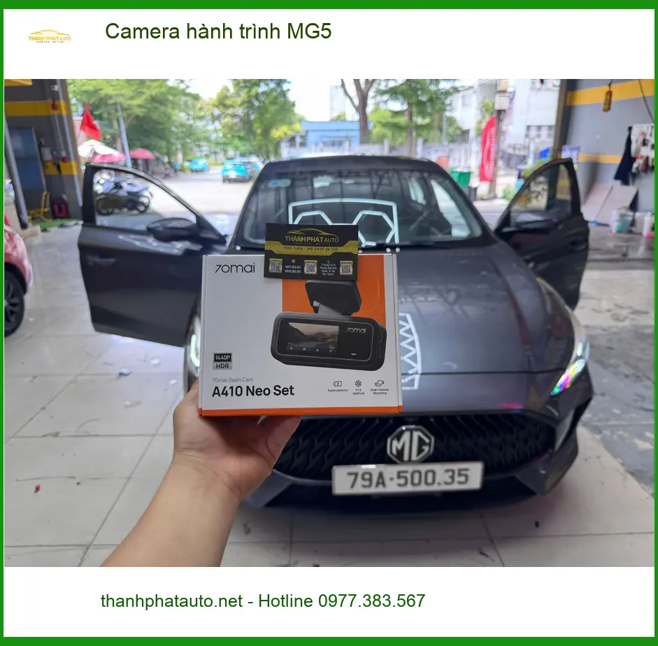 Anh Khải lắp camera hành trình MG5 để giám sát hành trình và phòng rủi ro tại Quận 9 ảnh thực tế 3