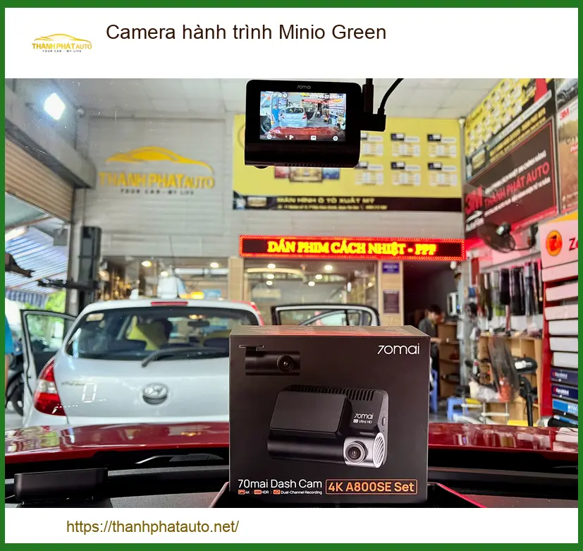 Camera hành trình Minio Green Cao Cấp - Trung Tâm Lắp Đặt Uy Tín Giá Tốt TPHCM