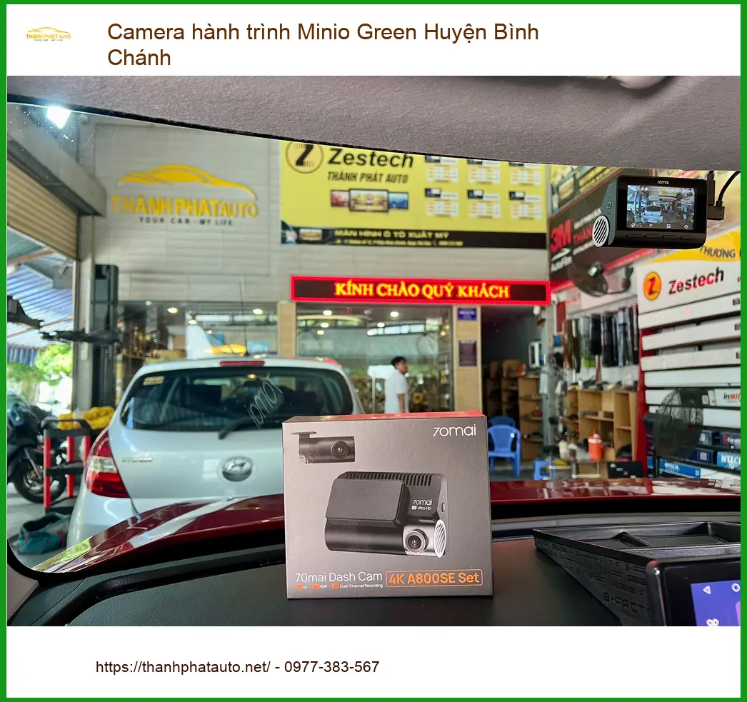 Nơi Lắp Camera Hành Trình Ô Tô hành trình Minio Green Huyện Bình Chánh - Giá Tốt ảnh thực tế 2