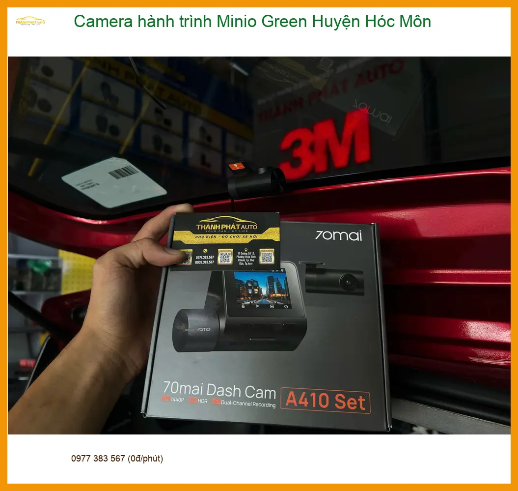 Camera Hành Trình Ô Tô Minio Green Huyện Hóc Môn ảnh thực tế 3