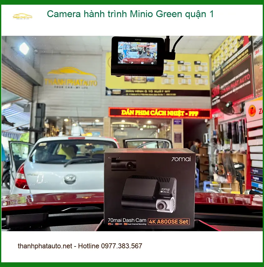 Camera Hành Trình Ô Tô hành trình Minio Green ảnh thực tế 2