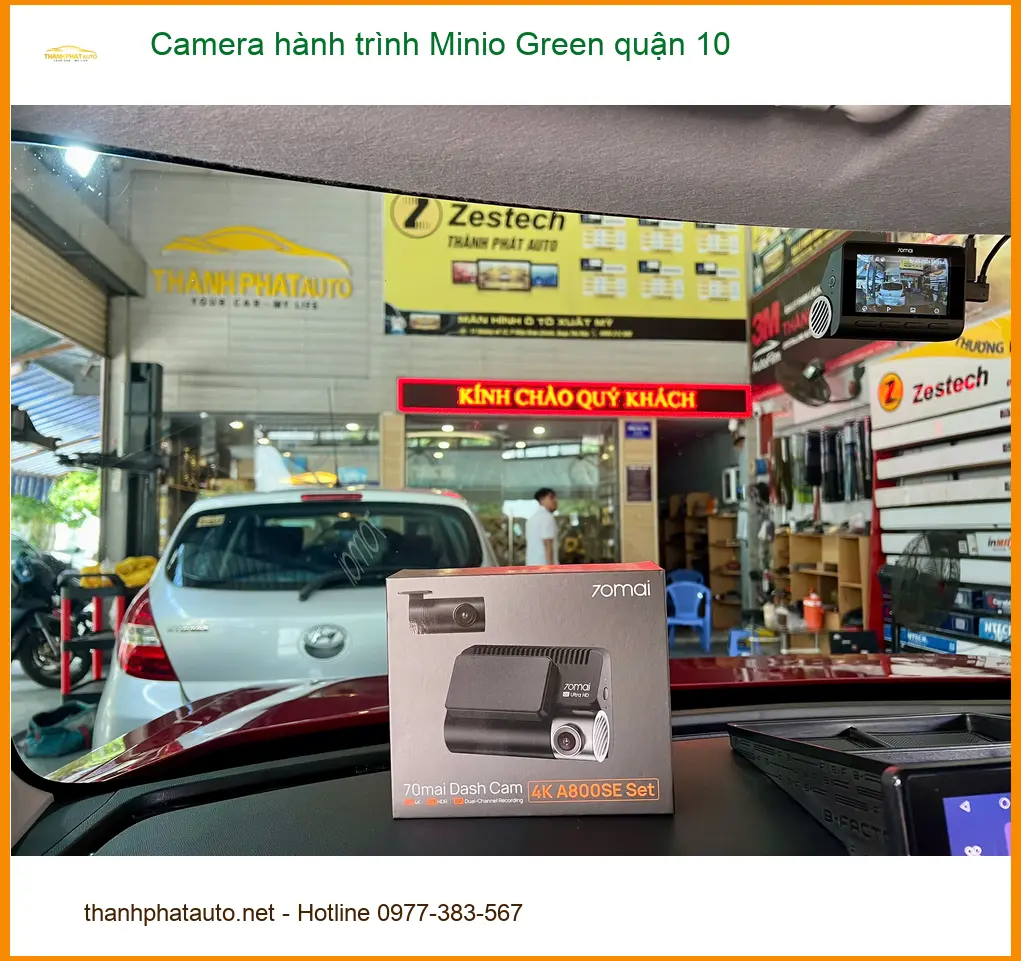 Trung Tâm Lắp Camera Hành Trình Ô Tô hành trình Minio Green quận 10 - Gắn Nhanh Trong Ngày ảnh thực tế 2