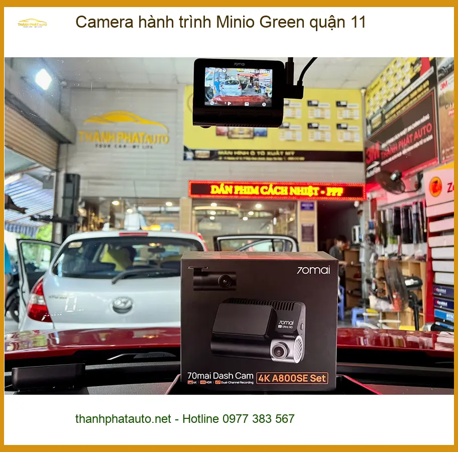 Địa Chỉ Lắp Camera Hành Trình Ô Tô Minio Green quận 11 - Lắp Đặt Uy Tín TPHCM ảnh thực tế 2