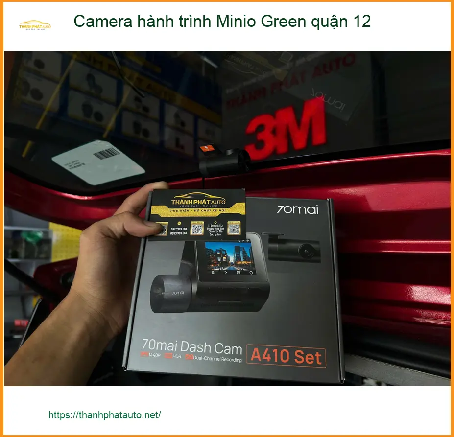 Nơi Lắp Camera Hành Trình Ô Tô Minio Green quận 12 - Giá Tốt TPHCM ảnh thực tế 2