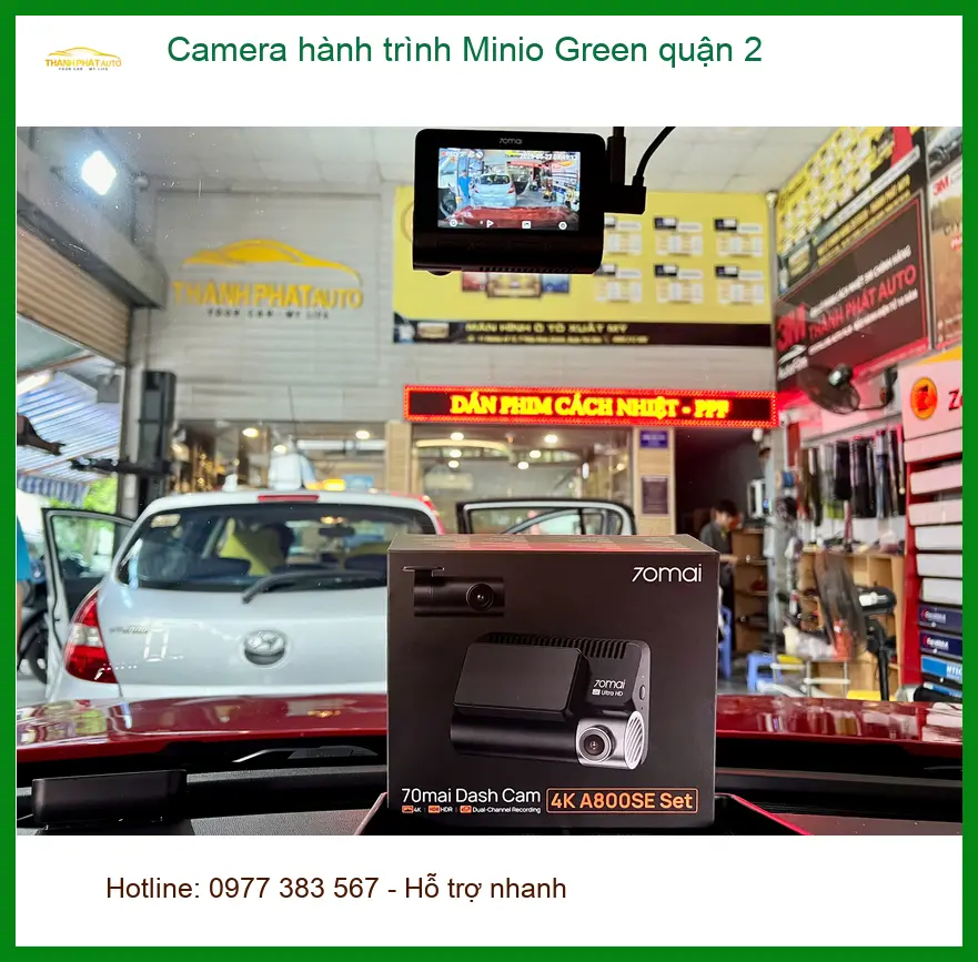 Nơi Gắn Camera Hành Trình Ô Tô hành trình Minio Green quận 2 - Giá Tốt TPHCM ảnh thực tế 2