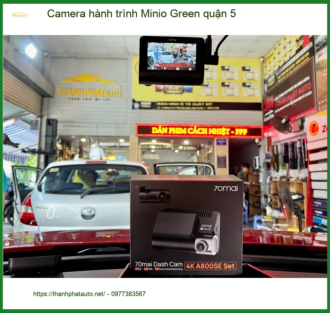Nơi Lắp Camera Hành Trình Ô Tô hành trình Minio Green quận 5 - Giá Tốt TPHCM ảnh thực tế 2