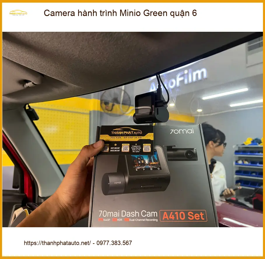 Nơi Lắp Camera Hành Trình Ô Tô Minio Green Quận 6 - Giá Tốt TPHCM