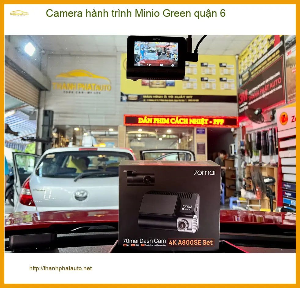 Nơi Lắp Camera Hành Trình Ô Tô Minio Green Quận 6 - Giá Tốt TPHCM ảnh thực tế 2
