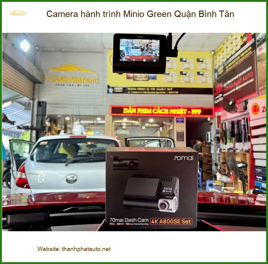 Camera Hành Trình Ô Tô Minio Green ảnh thực tế 2