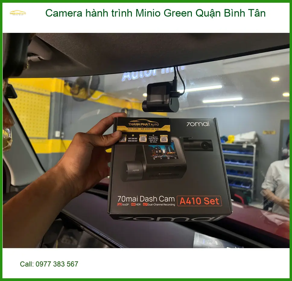 Camera Hành Trình Ô Tô Minio Green ảnh thực tế 3