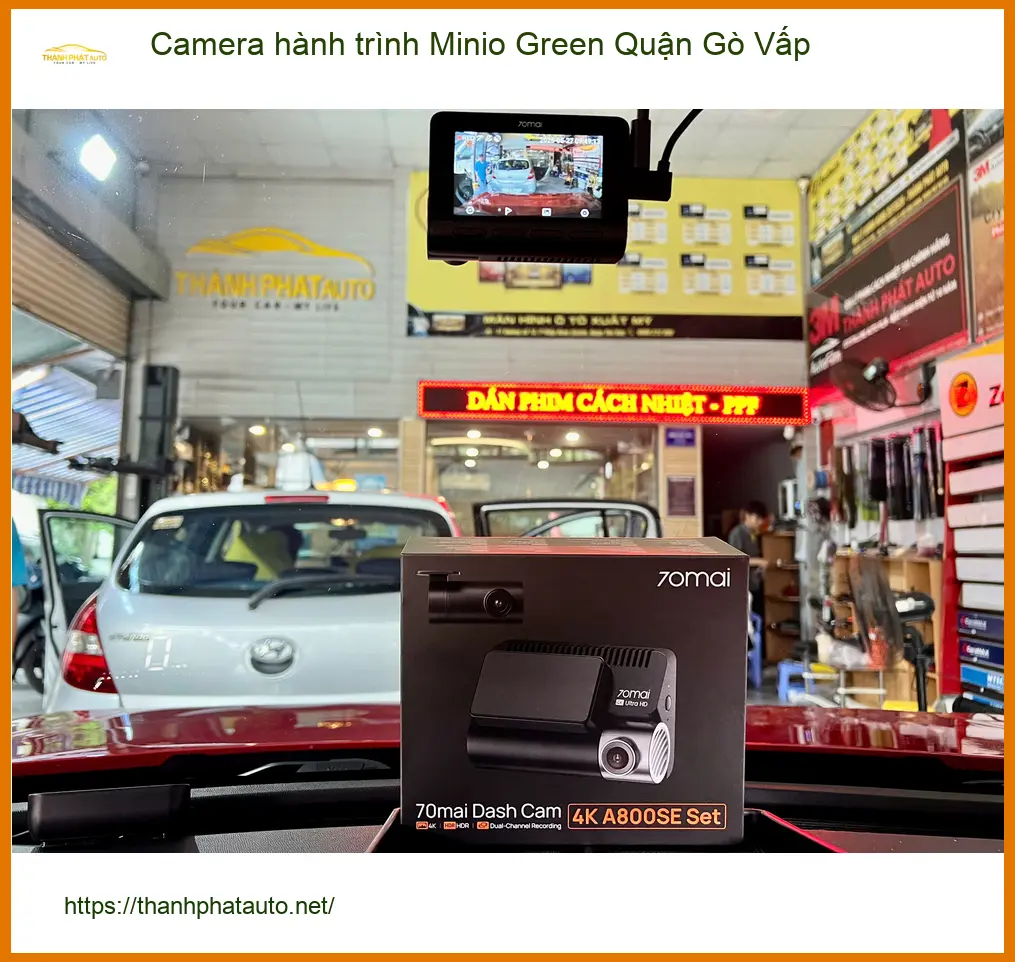 Nơi Gắn Camera Hành Trình Ô Tô Minio Green Quận Gò Vấp - Giá Tốt TPHCM ảnh thực tế 2