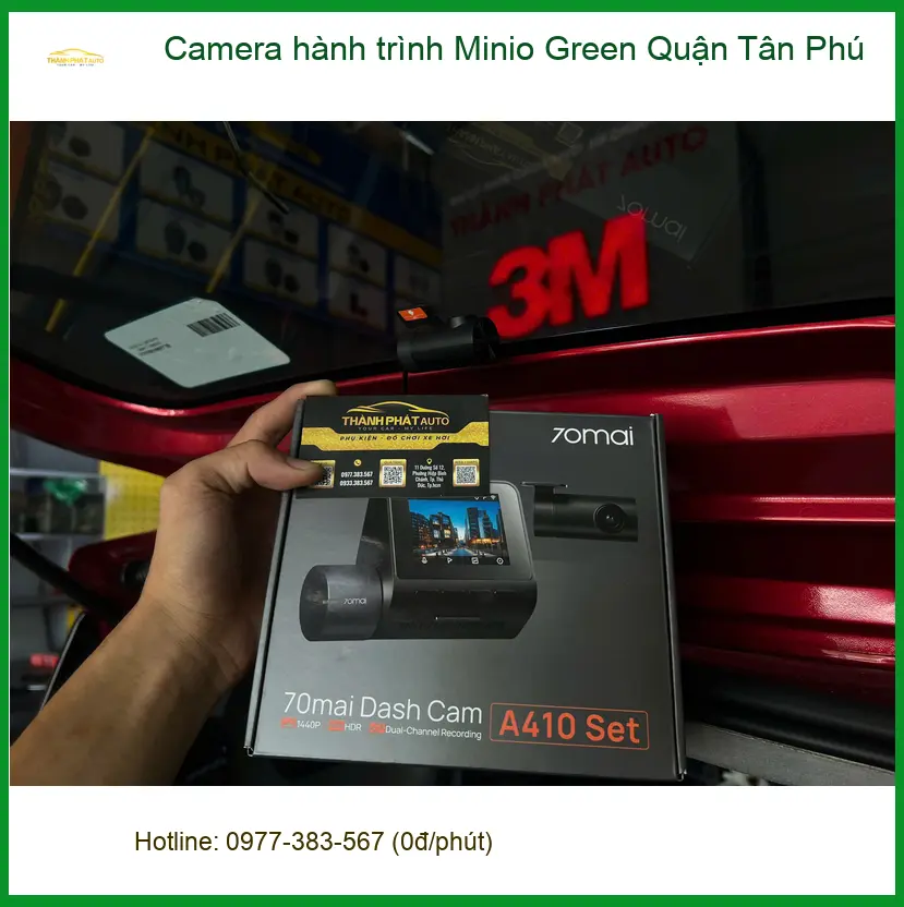 Nơi Lắp Camera Hành Trình Ô Tô hành trình Minio Green Quận Tân Phú - Giá Tốt TPHCM