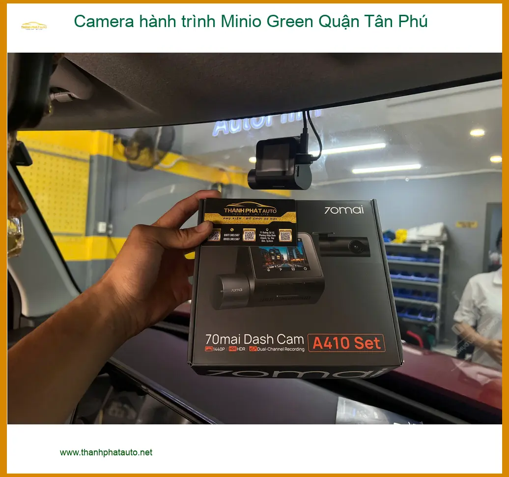 Nơi Lắp Camera Hành Trình Ô Tô hành trình Minio Green Quận Tân Phú - Giá Tốt TPHCM ảnh thực tế 2