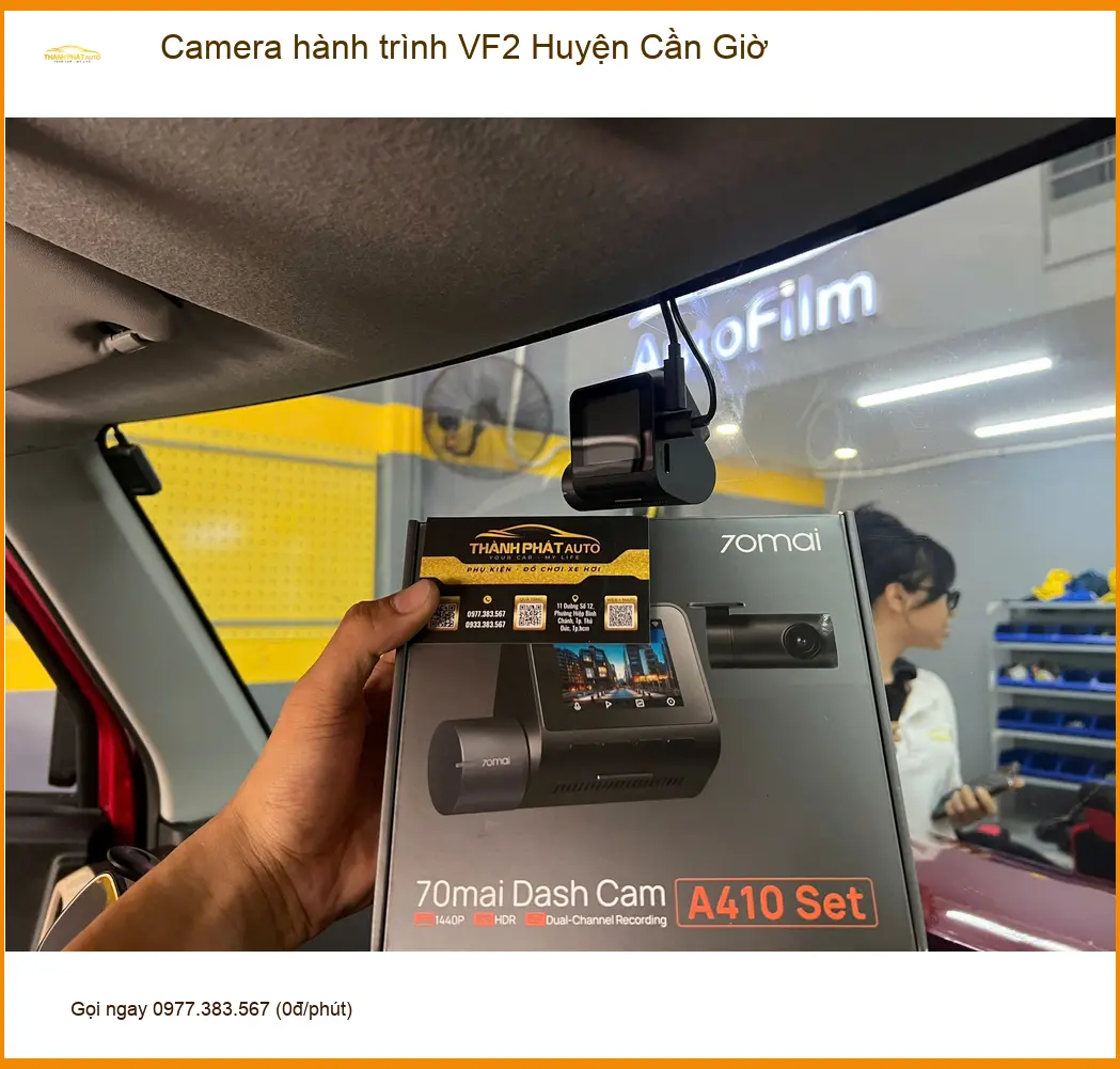 Nơi Gắn Camera Hành Trình Ô Tô VF2 Huyện Cần Giờ - Giá Tốt TPHCM ảnh thực tế 2