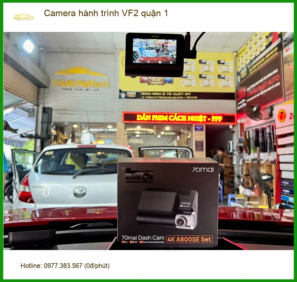 Nơi Gắn Camera Hành Trình Ô Tô hành trình VF2 quận 1 - Chính Hãng ảnh thực tế 2