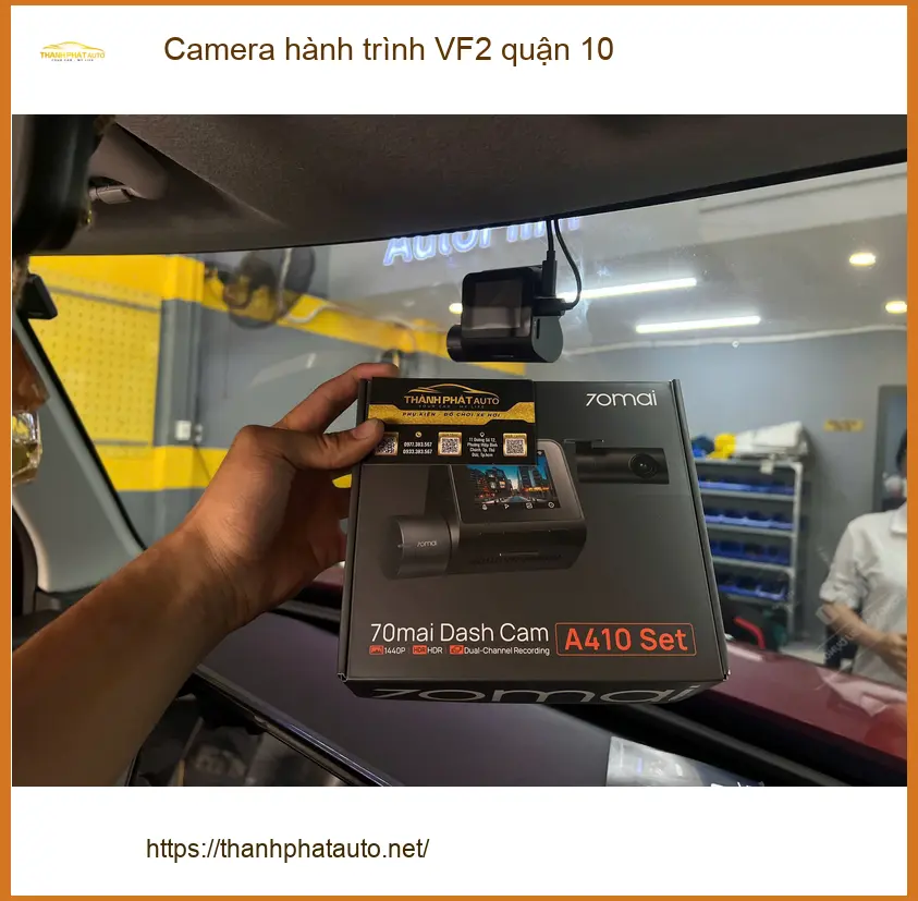 Nơi Gắn Camera Hành Trình Ô Tô hành trình VF2 quận 10 - Giá Tốt TPHCM ảnh thực tế 3
