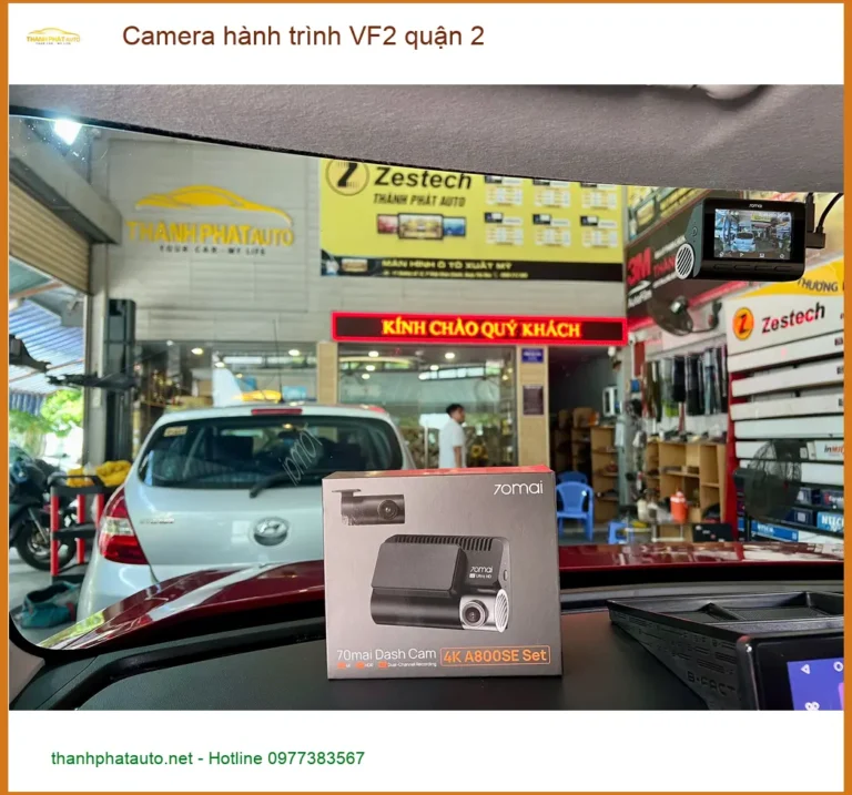 Địa Chỉ Lắp Camera Hành Trình Ô Tô hành trình VF2 quận 2 - Giá Tốt TPHCM