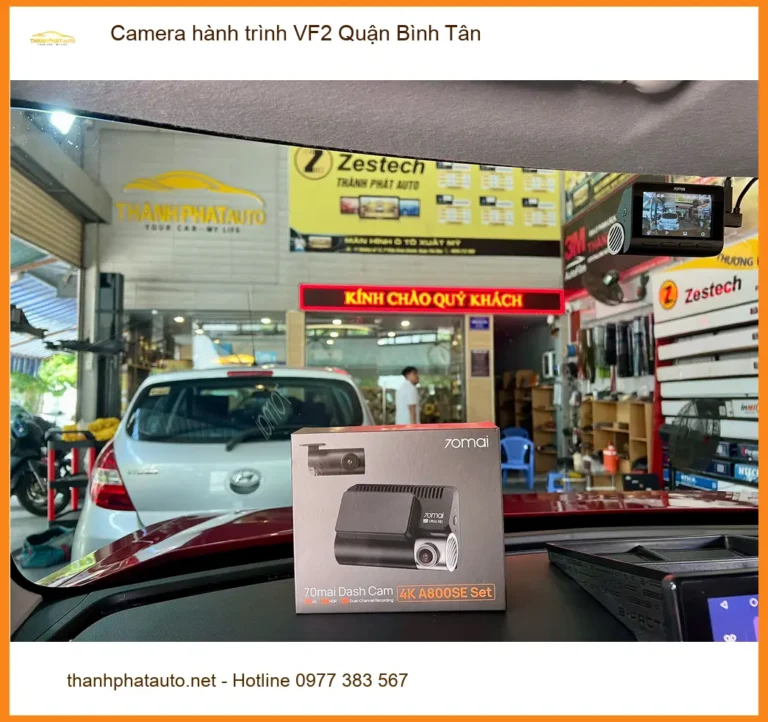 Nơi Gắn Camera Hành Trình Ô Tô hành trình VF2 Quận Bình Tân - Giá Tốt TPHCM