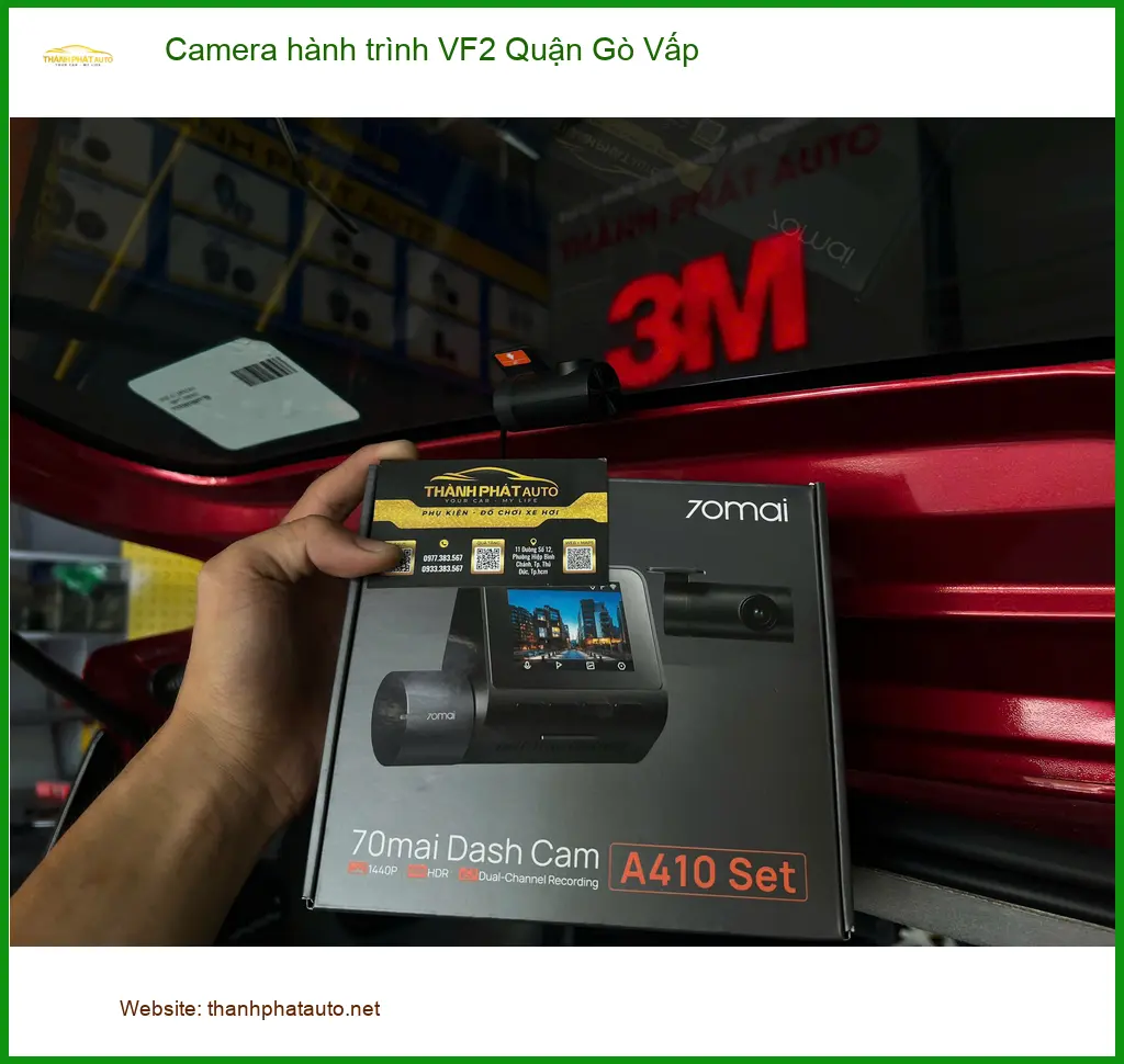 Địa Chỉ Lắp Camera Hành Trình Ô Tô hành trình VF2 Quận Gò Vấp - Gắn Nhanh ảnh thực tế 2