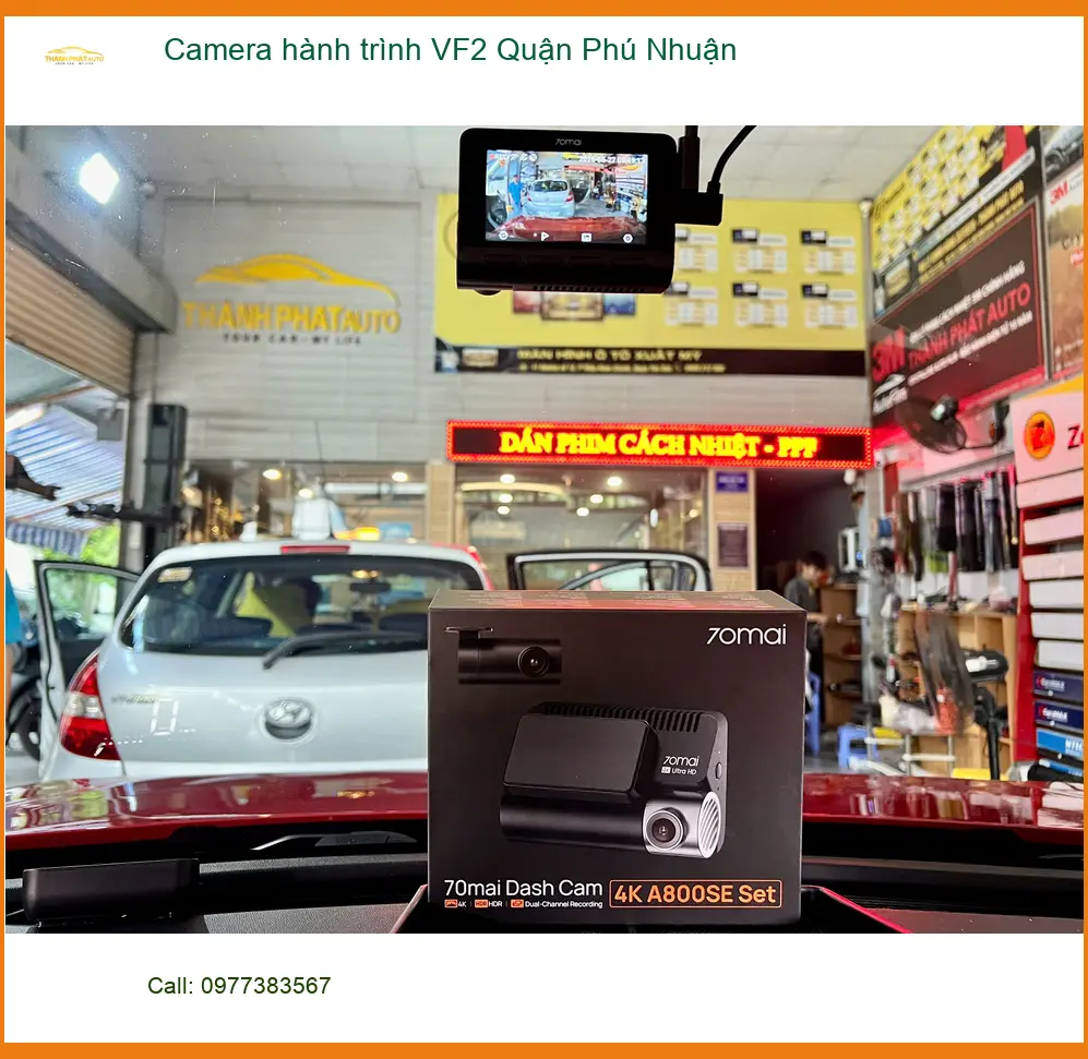 Nơi Lắp Camera Hành Trình Ô Tô hành trình VF2 Q.Phú Nhuận - Giá Tốt TPHCM ảnh thực tế 2