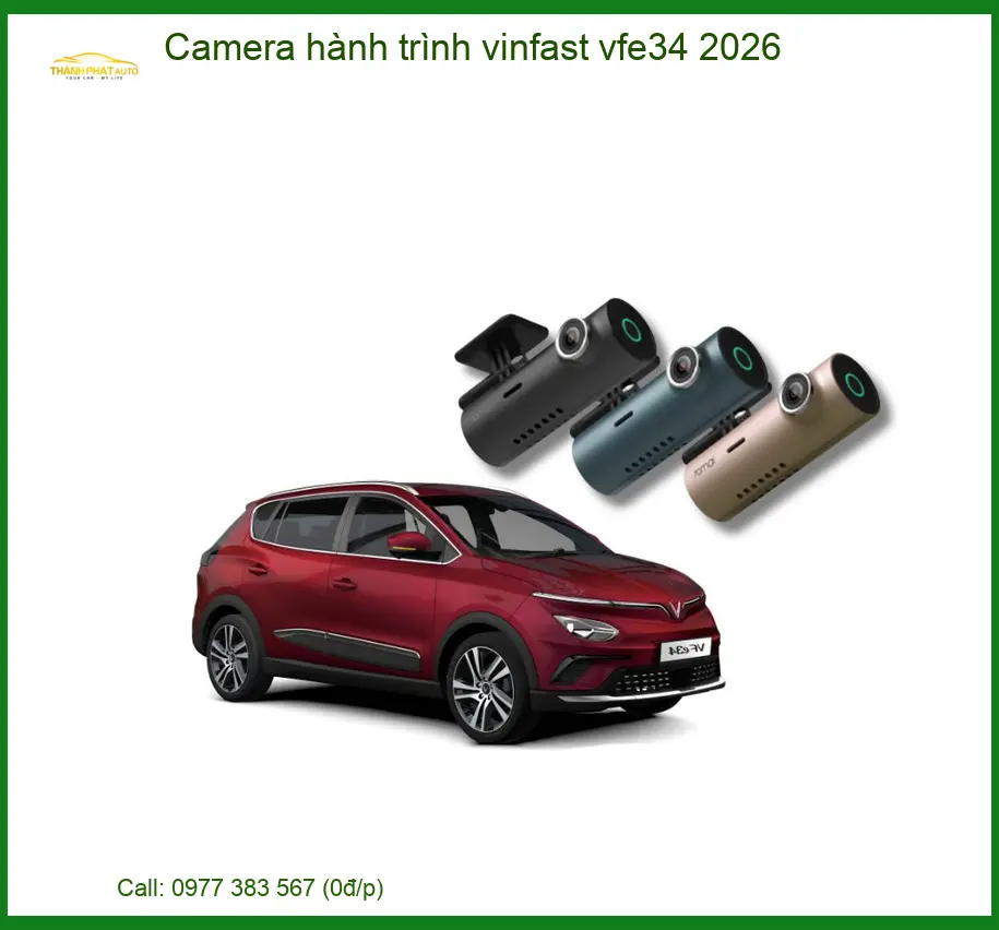 Camera Hành Trình VinFast VF e34 2026 - Trung Tâm Lắp Đặt Uy Tín TPHCM
