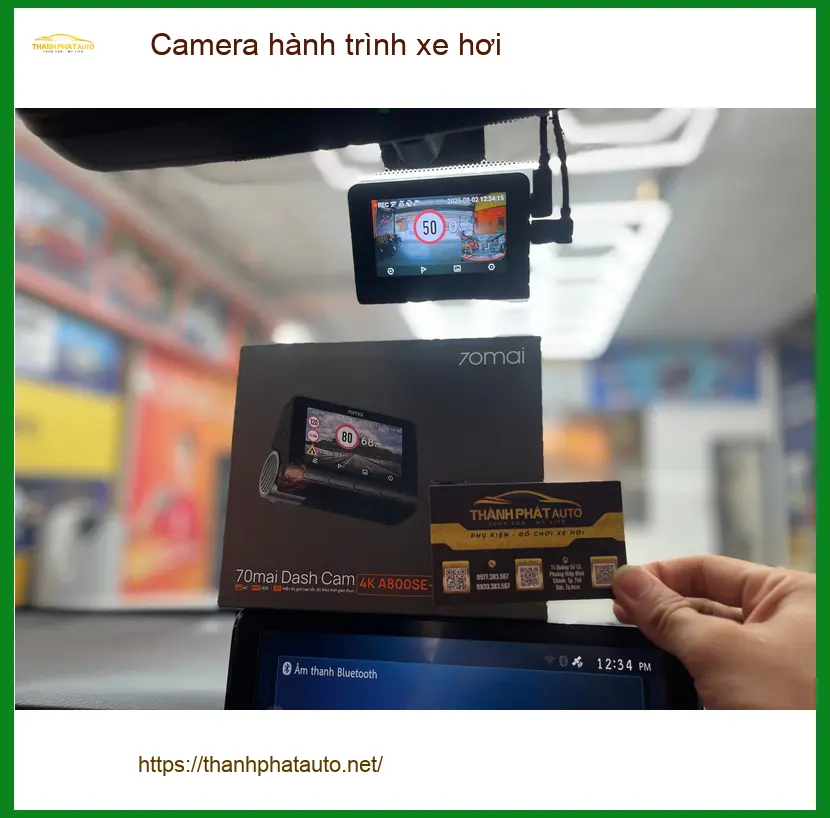 Lắp Camera hành trình xe hơi uy tín cho Anh Khang Honda CR-V Quận 12 ảnh thực tế 2