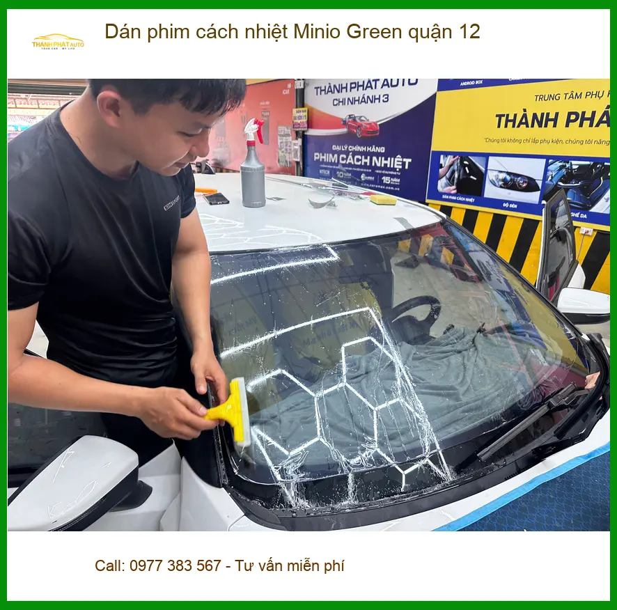 Nơi Dán Phim Cách Nhiệt Ô Tô phim cách nhiệt Minio Green quận 12 - Giá Tốt TPHCM ảnh thực tế 2