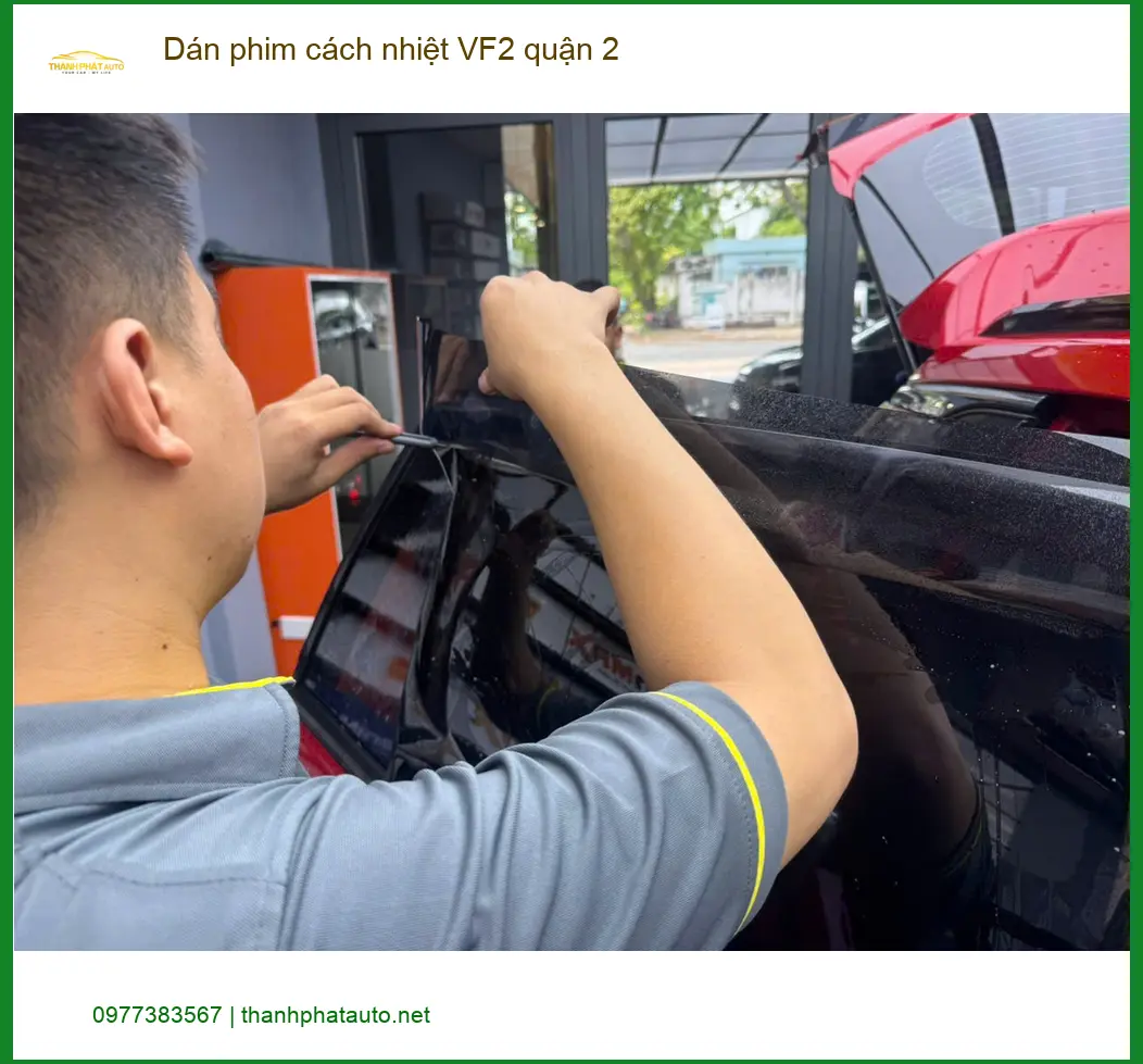 Nơi Dán Phim Cách Nhiệt Ô Tô phim cách nhiệt VF2 quận 2 - Giá Tốt TPHCM ảnh thực tế 3