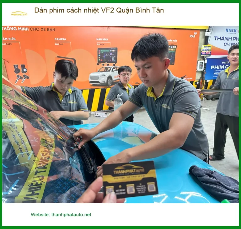 Nơi Dán Phim Cách Nhiệt Ô Tô phim cách nhiệt VF2 Q.Bình Tân - Giá Tốt TPHCM