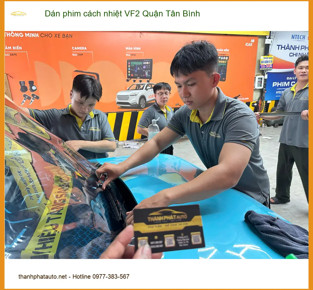 Nơi Dán Phim Cách Nhiệt Ô Tô VF2 Quận Tân Bình - Giá Tốt TPHCM