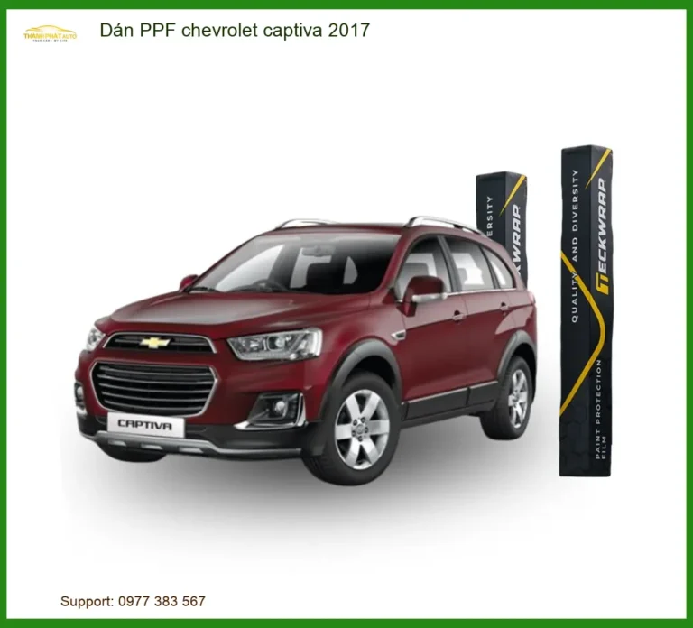 Dán PPF Chevrolet Captiva 2017 - Trung Tâm Lắp Đặt Chính Hãng Giá Tốt TPHCM
