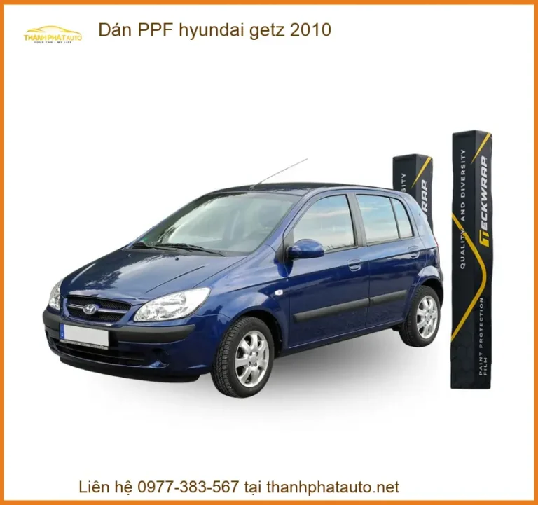 Dán PPF Bảo Vệ Sơn Xe Hyundai Getz 2010 - Địa Chỉ Thi Công Uy Tín TPHCM