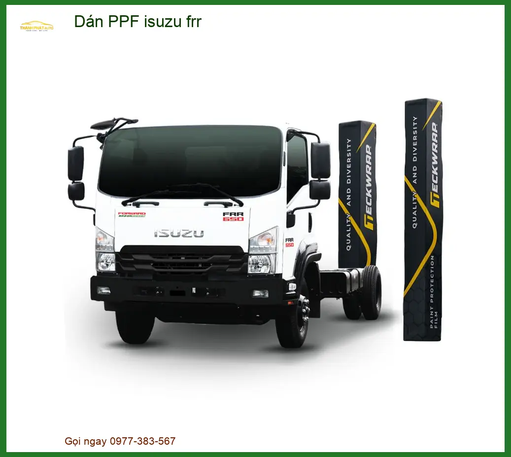 Dán PPF Bảo Vệ Sơn Xe Isuzu FRR Cao Cấp - Địa Chỉ Thi Công Chính Hãng Uy Tín TPHCM