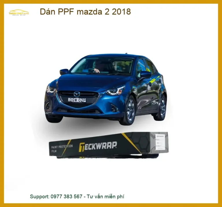 Dán PPF Mazda 2 2018 - Địa Chỉ Lắp Đặt Phim PPF Chính Hãng TPHCM