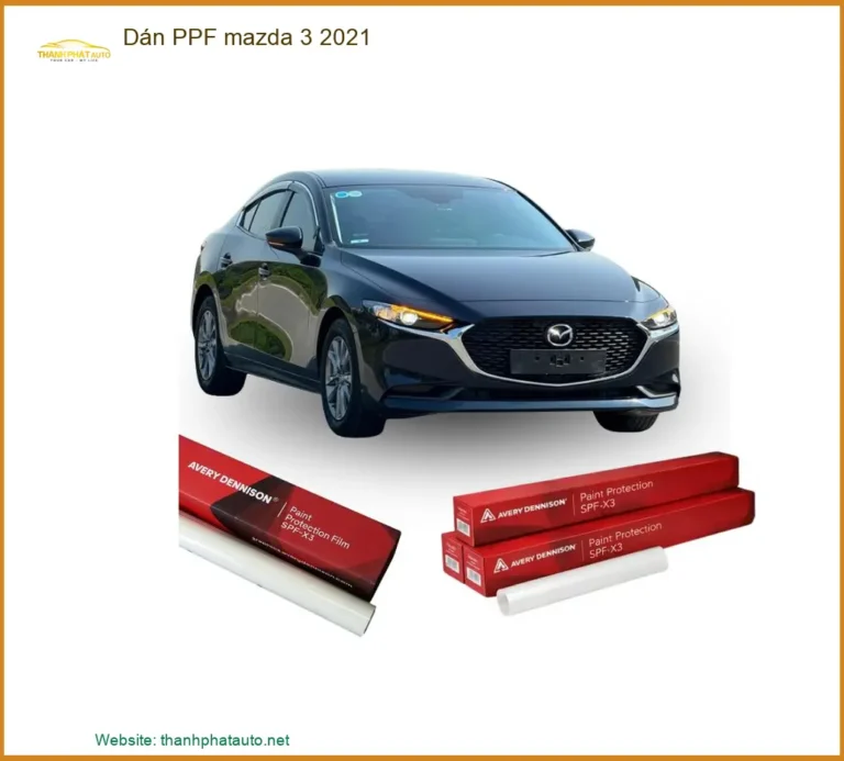 Dán Phim PPF Bảo Vệ Sơn Xe Mazda 3 2021 - Địa Chỉ Lắp Đặt Uy Tín TPHCM