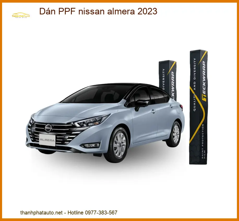 Dán PPF Nissan Almera 2023 - Trung Tâm Thi Công Uy Tín TPHCM