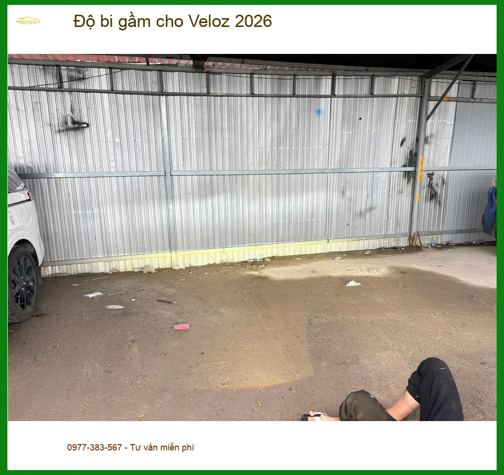 Anh Trường độ bi gầm Veloz 2026 tại Quận Thủ Đức để tăng cường ánh sáng